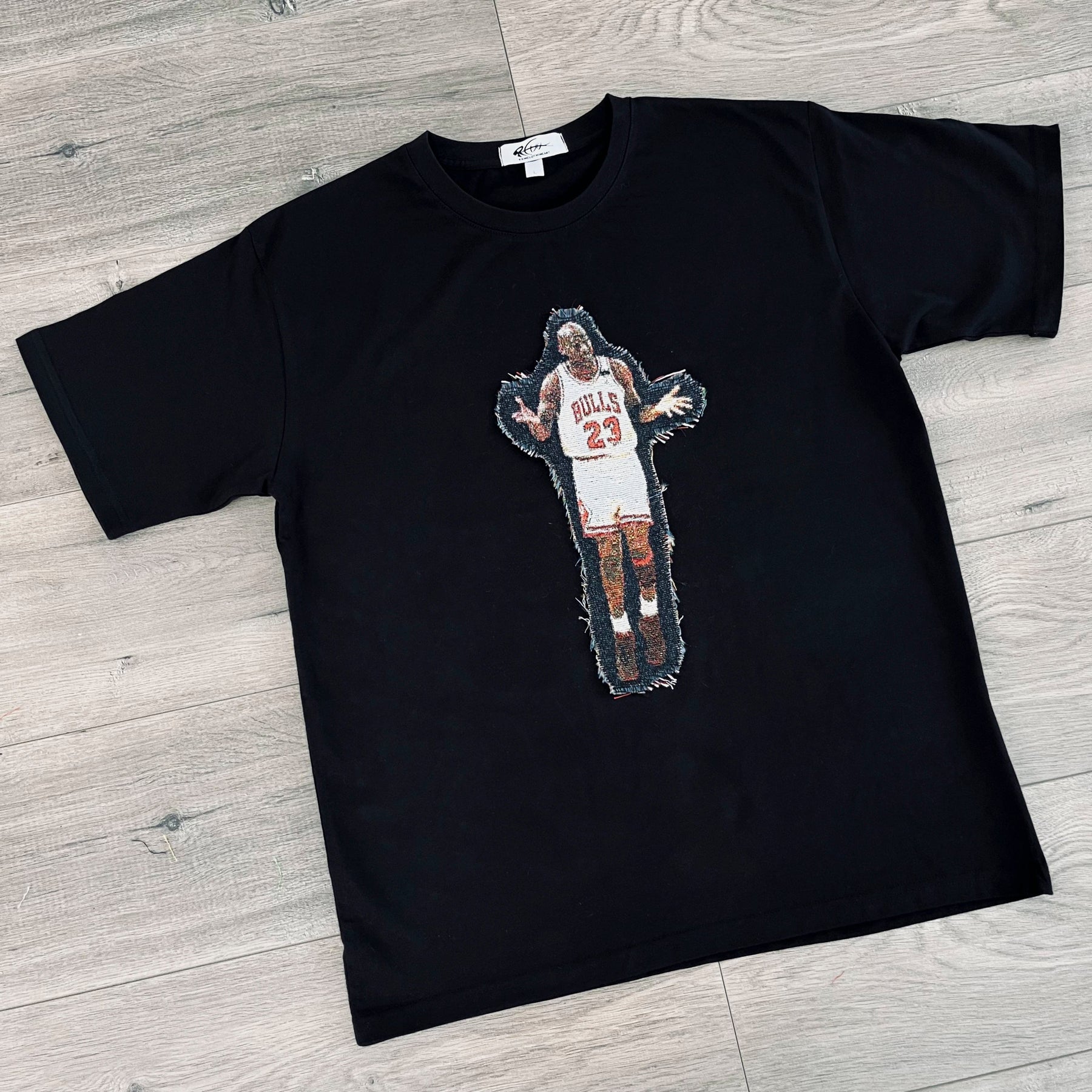 WHO CARE HEAVY WEIGHT PATCH TEE-8118 - RDMCLOTHINGART