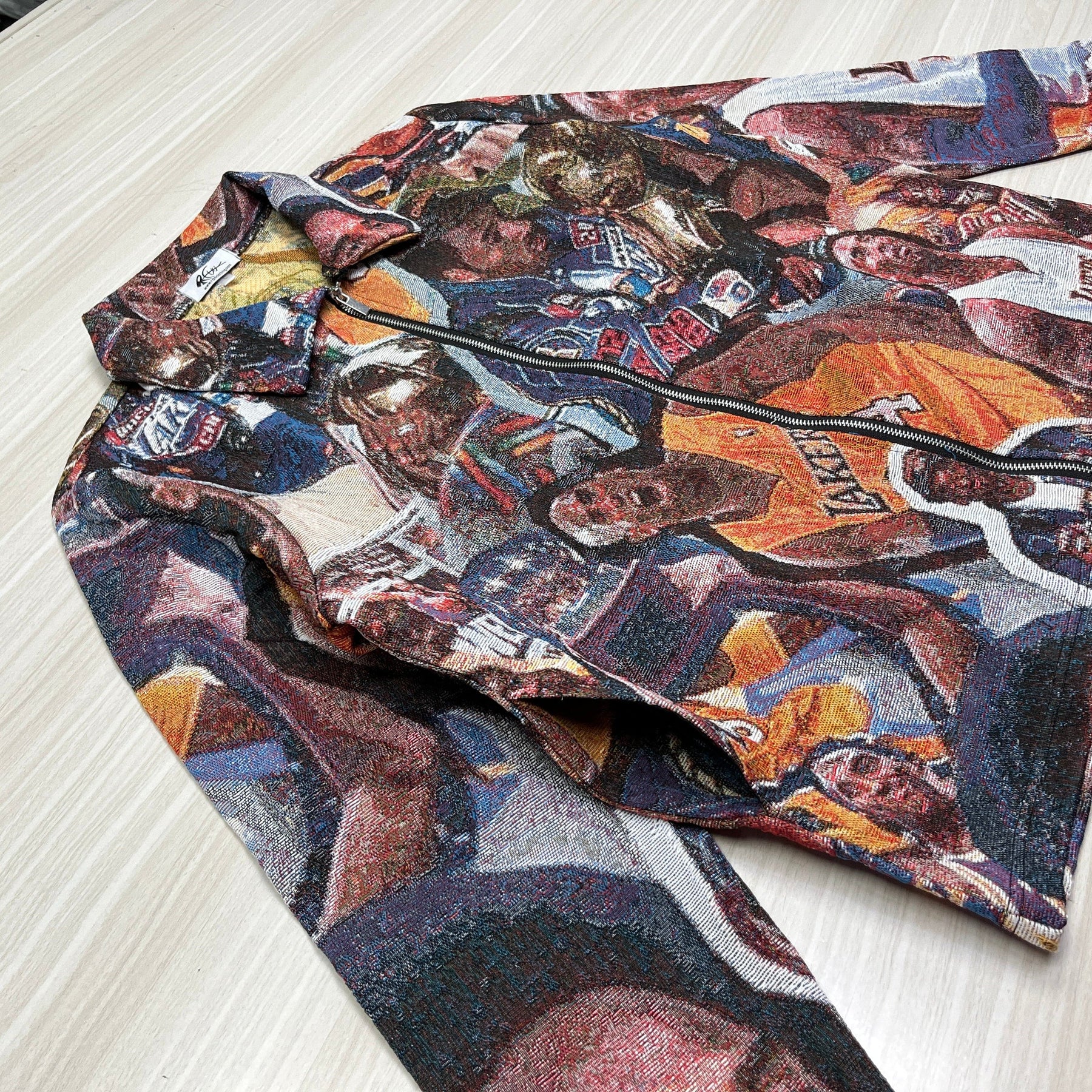 YELLOW CHAMPION TAPESTRY JACKET - RDMCLOTHINGART