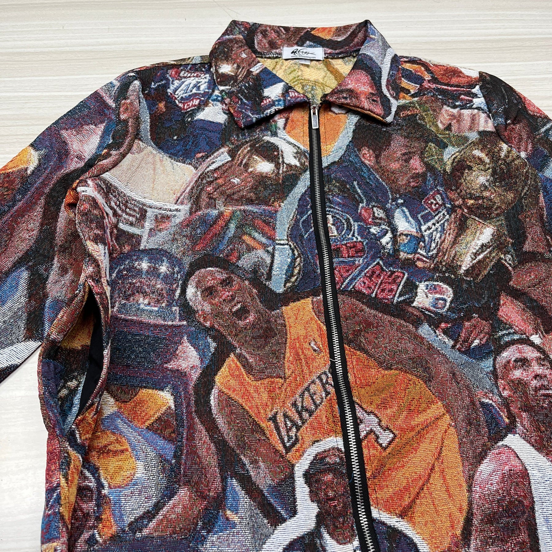 YELLOW CHAMPION TAPESTRY JACKET - RDMCLOTHINGART
