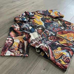 RDMCLOTHINGART tapestry hoodie YELLOW CHAMPION TAPESTRY TEE