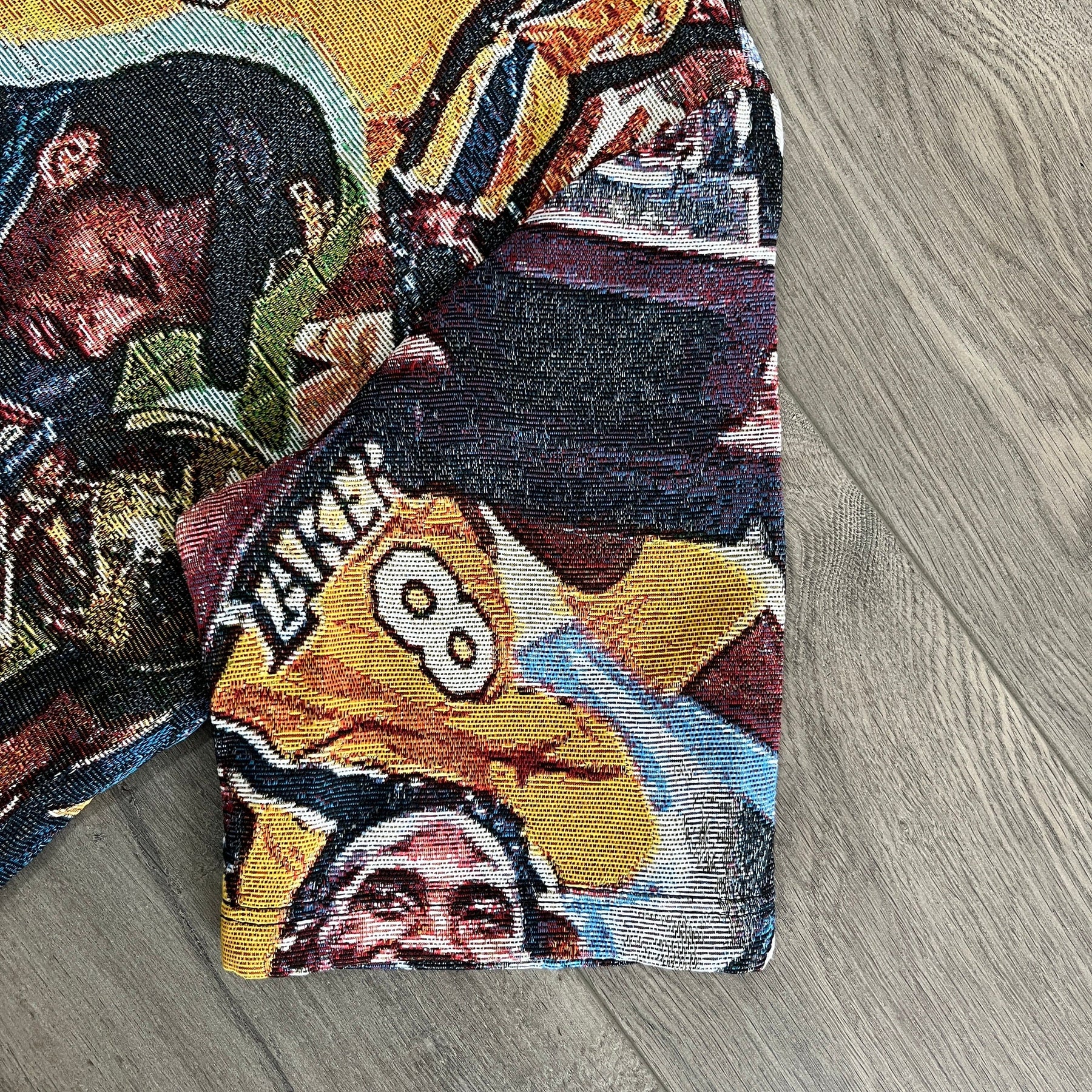 RDMCLOTHINGART tapestry hoodie YELLOW CHAMPION TAPESTRY TEE