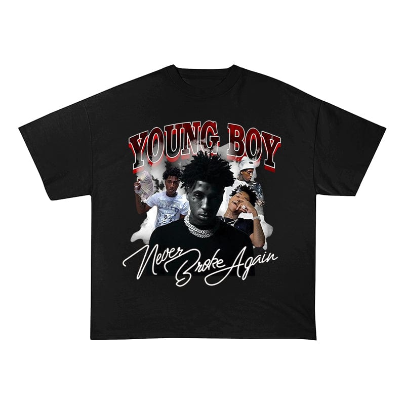YOUNG BOY HEAVY COTTON TEES-8247 - RDMCLOTHINGART