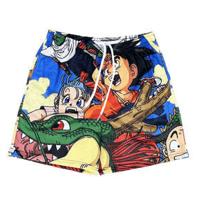YOUNG GOKU MESH SHORTS-8661 - RDMCLOTHINGART