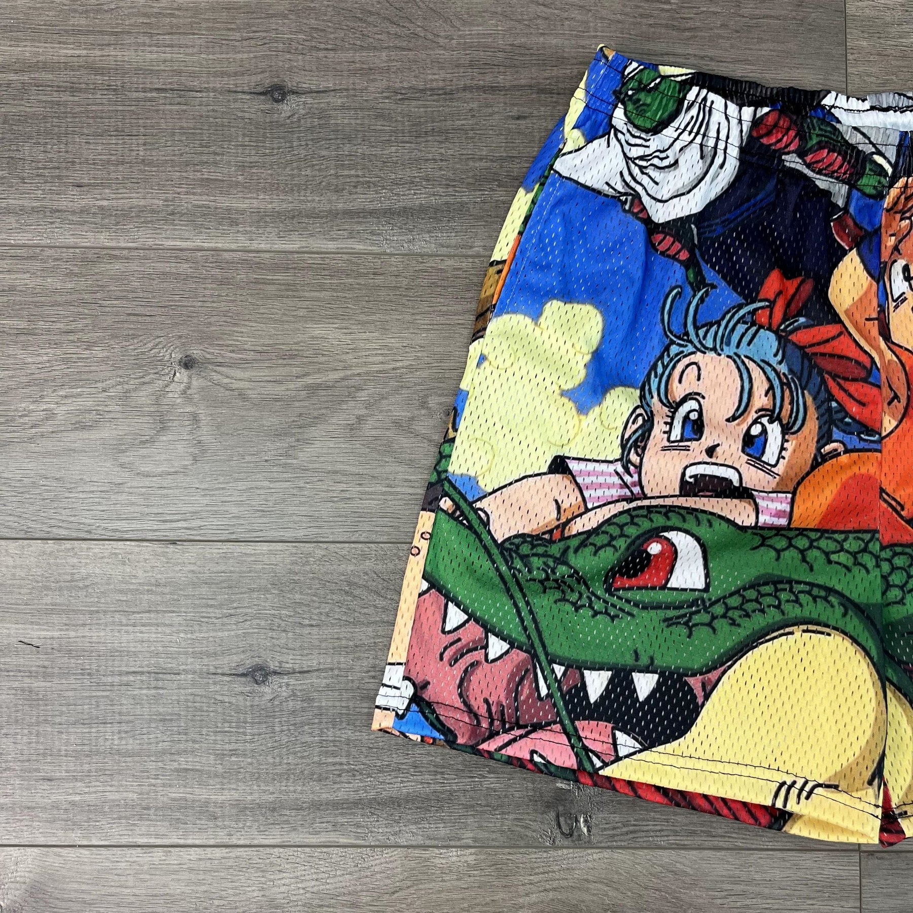 YOUNG GOKU MESH SHORTS-8661 - RDMCLOTHINGART