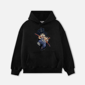 YOUNG GOKU TAPESTRY PATCH HOODIE-9053 - RDMCLOTHINGART
