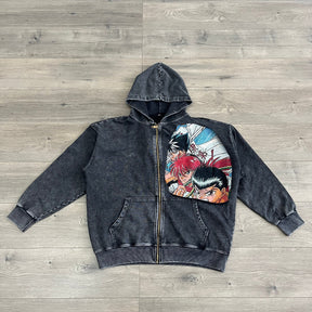 RDMCLOTHINGART tapestry hoodie YUYUHAKUSHO TAPESTRY PATCH HOODIE-9240