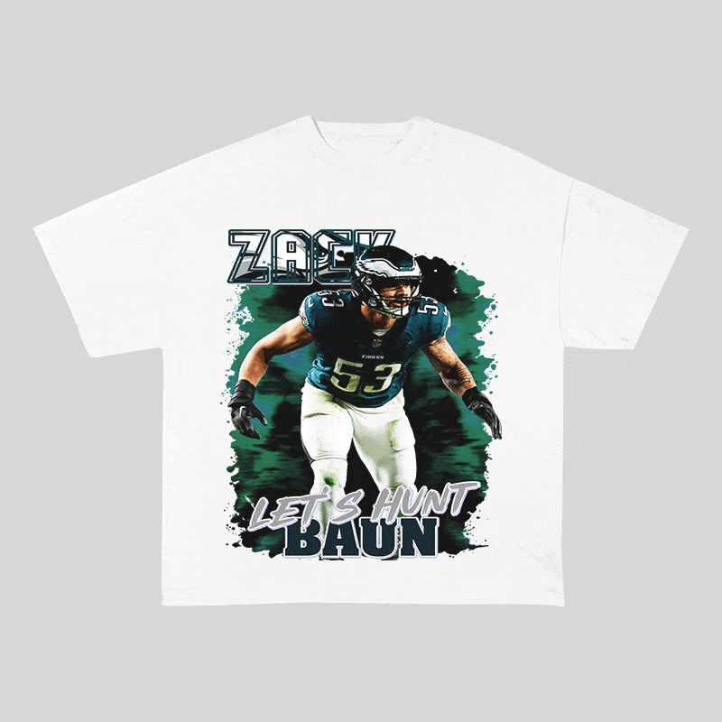 RDMCLOTHINGART tapestry hoodie ZACK BAUN HEAVY WEIGHT COTTON TEE-9084