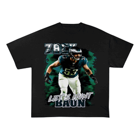 RDMCLOTHINGART tapestry hoodie ZACK BAUN HEAVY WEIGHT COTTON TEE-9084