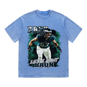 RDMCLOTHINGART tapestry hoodie ZACK BAUN HEAVY WEIGHT COTTON TEE-9084