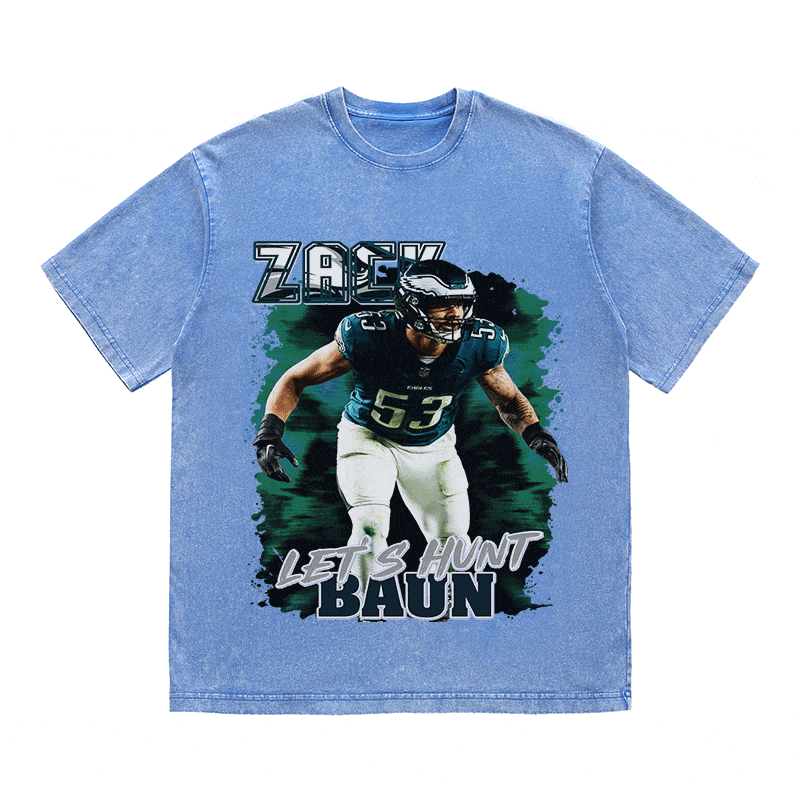 RDMCLOTHINGART tapestry hoodie ZACK BAUN HEAVY WEIGHT COTTON TEE-9084