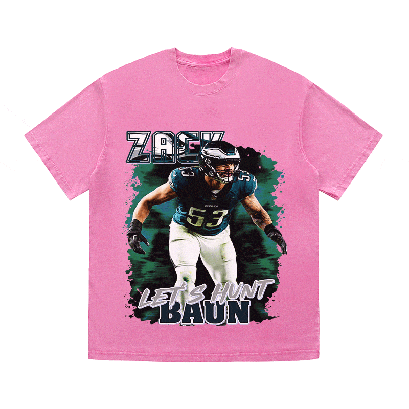 RDMCLOTHINGART tapestry hoodie ZACK BAUN HEAVY WEIGHT COTTON TEE-9084