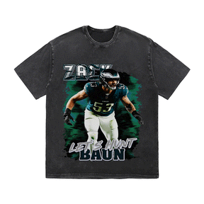 RDMCLOTHINGART tapestry hoodie ZACK BAUN HEAVY WEIGHT COTTON TEE-9084