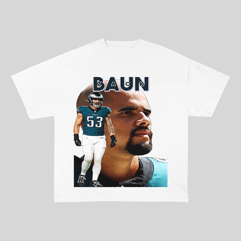 RDMCLOTHINGART tapestry hoodie ZACK BAUN HEAVY WEIGHT COTTON TEE-9087