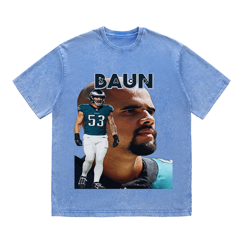 RDMCLOTHINGART tapestry hoodie ZACK BAUN HEAVY WEIGHT COTTON TEE-9087