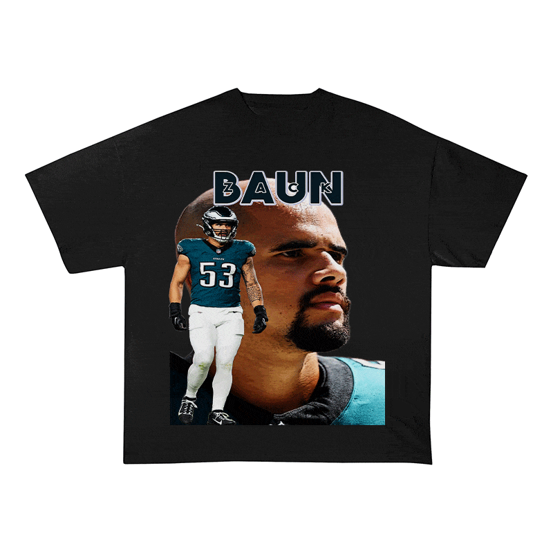 RDMCLOTHINGART tapestry hoodie ZACK BAUN HEAVY WEIGHT COTTON TEE-9087