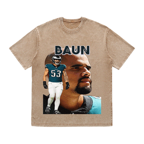 RDMCLOTHINGART tapestry hoodie ZACK BAUN HEAVY WEIGHT COTTON TEE-9087