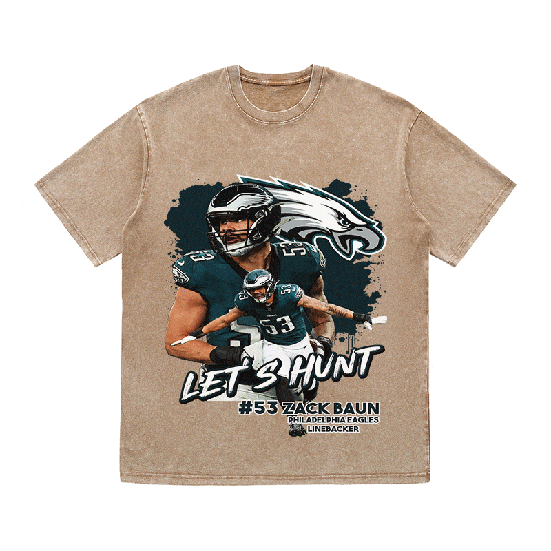 RDMCLOTHINGART tapestry hoodie ZACK BAUN HEAVY WEIGHT COTTON TEE-9088