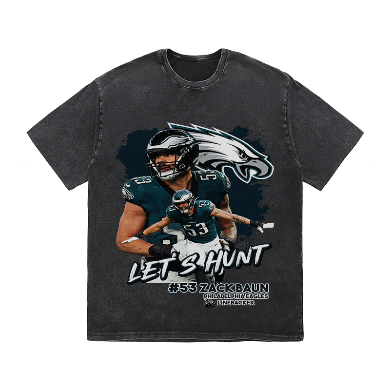 RDMCLOTHINGART tapestry hoodie ZACK BAUN HEAVY WEIGHT COTTON TEE-9088