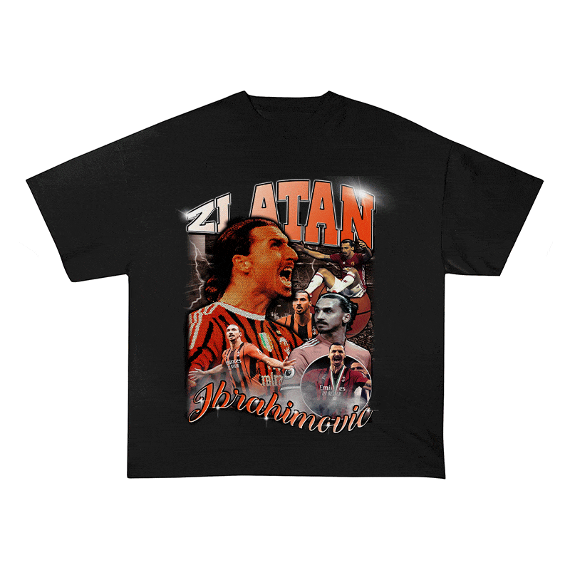 RDMCLOTHINGART tapestry hoodie ZLATAN HEAVY WEIGHT COTTON TEE-9181